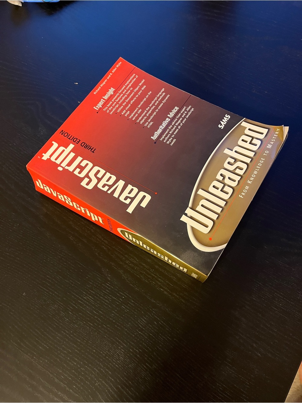 (Original $49.99) Sams JavaScript Unleashed 3rd Edition Book w/ CD-ROM Vintage
